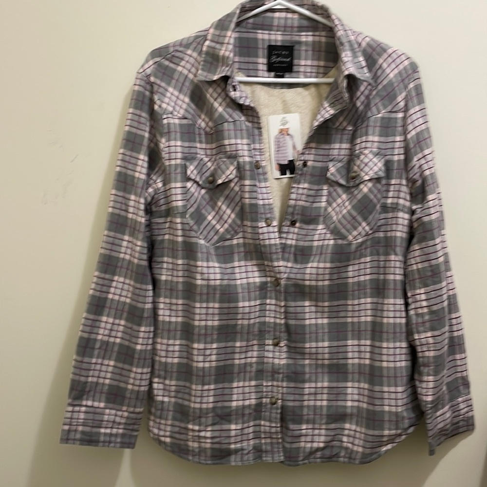 Jachs Girlfriend plaid shirt (sz m)